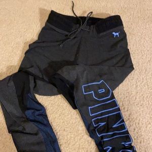 pink brand jogger style yoga leggings size small